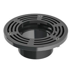 HeelGrate® SS Floor Drain Grate Round 200x100BSP with 110 Hole (for balcony)